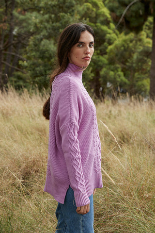 Iris & Wool Augusta Wool Cable Sweater