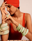 Dinosaur Designs Resin Earth Temple Earrings