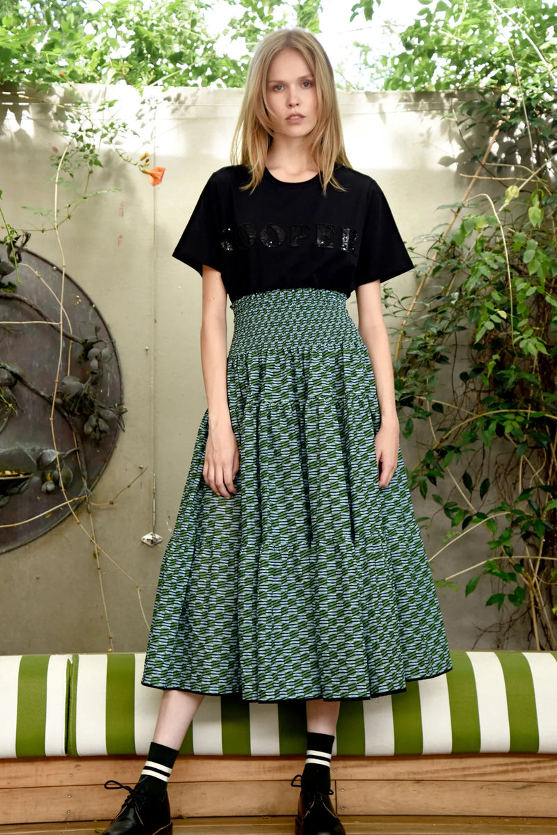 Green skirt 14 top