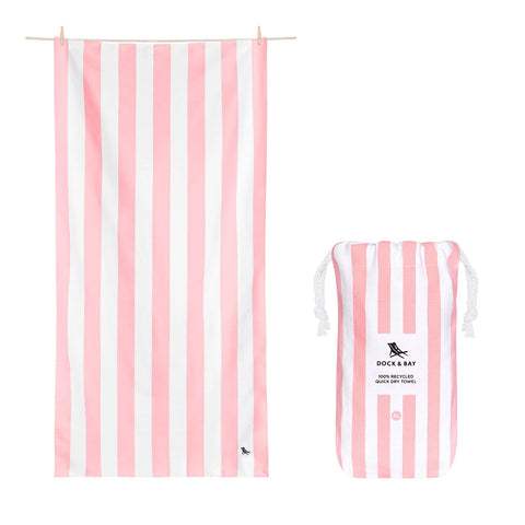 Dock & Bay Quick Dry Towel - Malibu Pink - XL