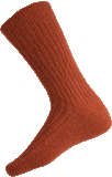 Humphrey Law Alpaca Wool Sock - Terracotta