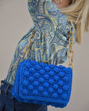 Lulu K Bubbles Bag - Royal Blue