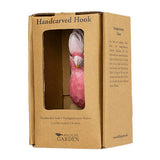 Wildlife Garden - Hand Carved Hook - Galah