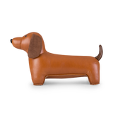 Zuny Bookend - Dachshund - Tan