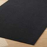 Chilewich Shag Runner Mat  - Solid Black
