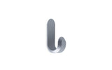 Normann Copenhagen - Curve Mini Hook - Matt Silver (2 pcs)