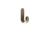 Normann Copenhagen - Curve Mini Hook - Matt Gold (2 pcs)