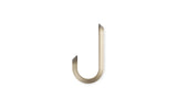 Normann Copenhagen - Curve Mini Hook - Matt Gold (2 pcs)