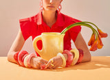 Dinosaur Designs Large Resin Rock Jug - Lemon