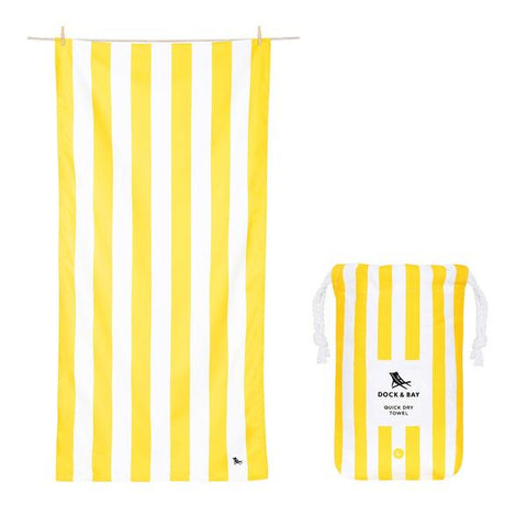 Dock & Bay Quick Dry Towel - Boracay Yellow - L