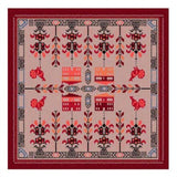 Mia Papa Circe Silk Scarf 45 X 45 cm