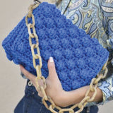 Lulu K Bubbles Bag - Royal Blue