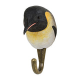 Wildlife Garden - Hand Carved Hook - Penguin
