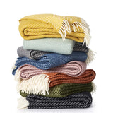 Klippan Velvet Blanket Duck Egg