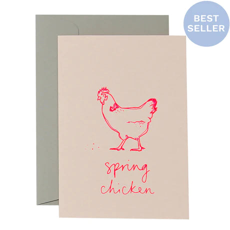 Me & Amber  Greeting Card - Spring Chicken