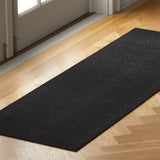 Chilewich Shag Runner Mat  - Solid Black