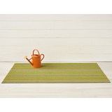 Chilewich Shag Big Mat - Skinny Stripe - Citron