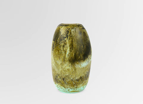 Dinosaur Designs Medium Pebble Vase - Malachite