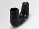 Dinosaur Designs Medium Branch Vase - Black Marble