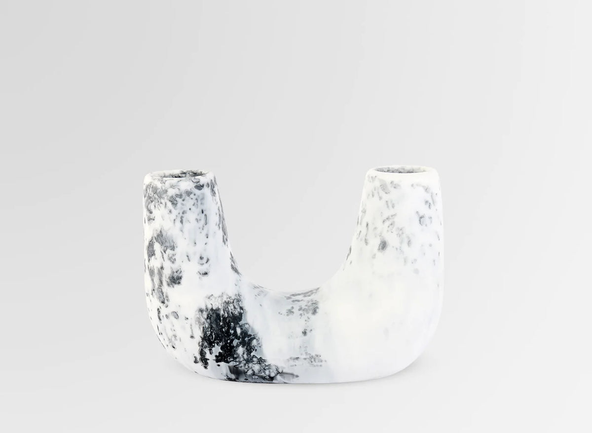 Dinosaur Designs Small Branch Vase White Marble Kiitos Living by Design