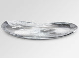 Dinosaur Designs Extra-Large Modern Tribal Platter - White Marble