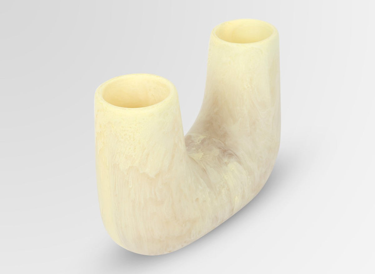 Dinosaur Designs Medium Resin Branch Vase Lemon Kiitos Living by Design