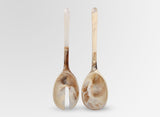 Dinosaur Designs Resin Long Stone Servers - Light Horn