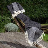 Klippan Velvet Blanket Black