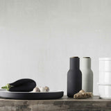 Audo - Menu Bottle Grinders - Ash/Carbon - Walnut Lid