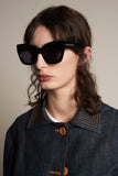 Karen Walker Sunglasses - Northern Lights - Black