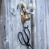 Wildlife Garden - Hand Carved Hook - Red Deer