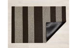 Chilewich Shag Big Mat - Bold Stripe - Pebble