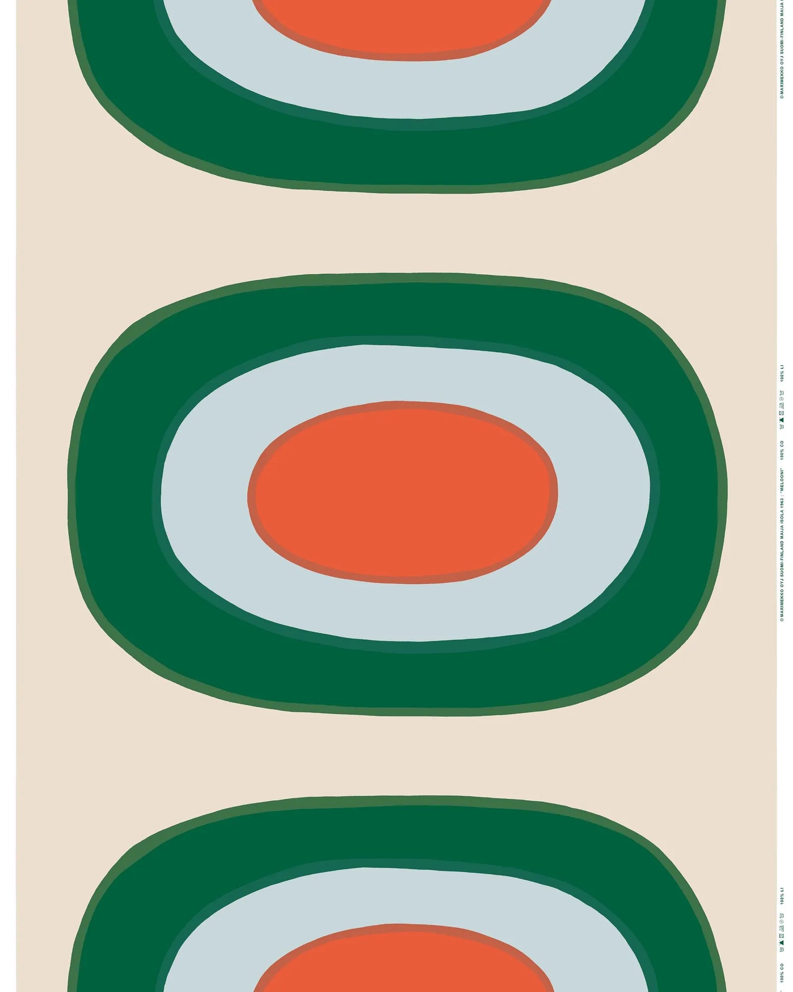 marimekko■新品MUSTA TAMMA BLANKET Marimekko Musta Tamma Brown / Beige / Blue Blanket - Blankets