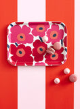 Marimekko Mini Unikko Tray 27x20 cm