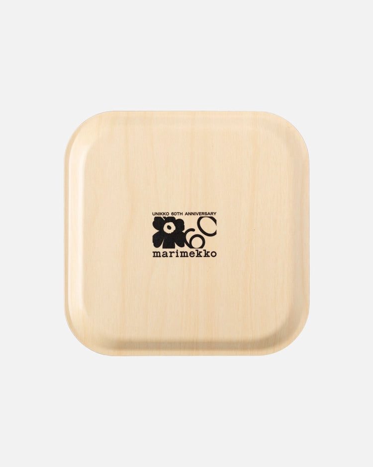 マリメッコ Unikko 60th ウニッコ トレイ 20×20 Marimekko Unikko 60th Anniversary Tray 20 x 20 cm – Kiitos