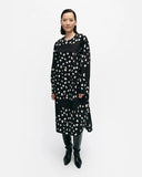 Marimekko Febina Pilkku Cotton Poplin Dress