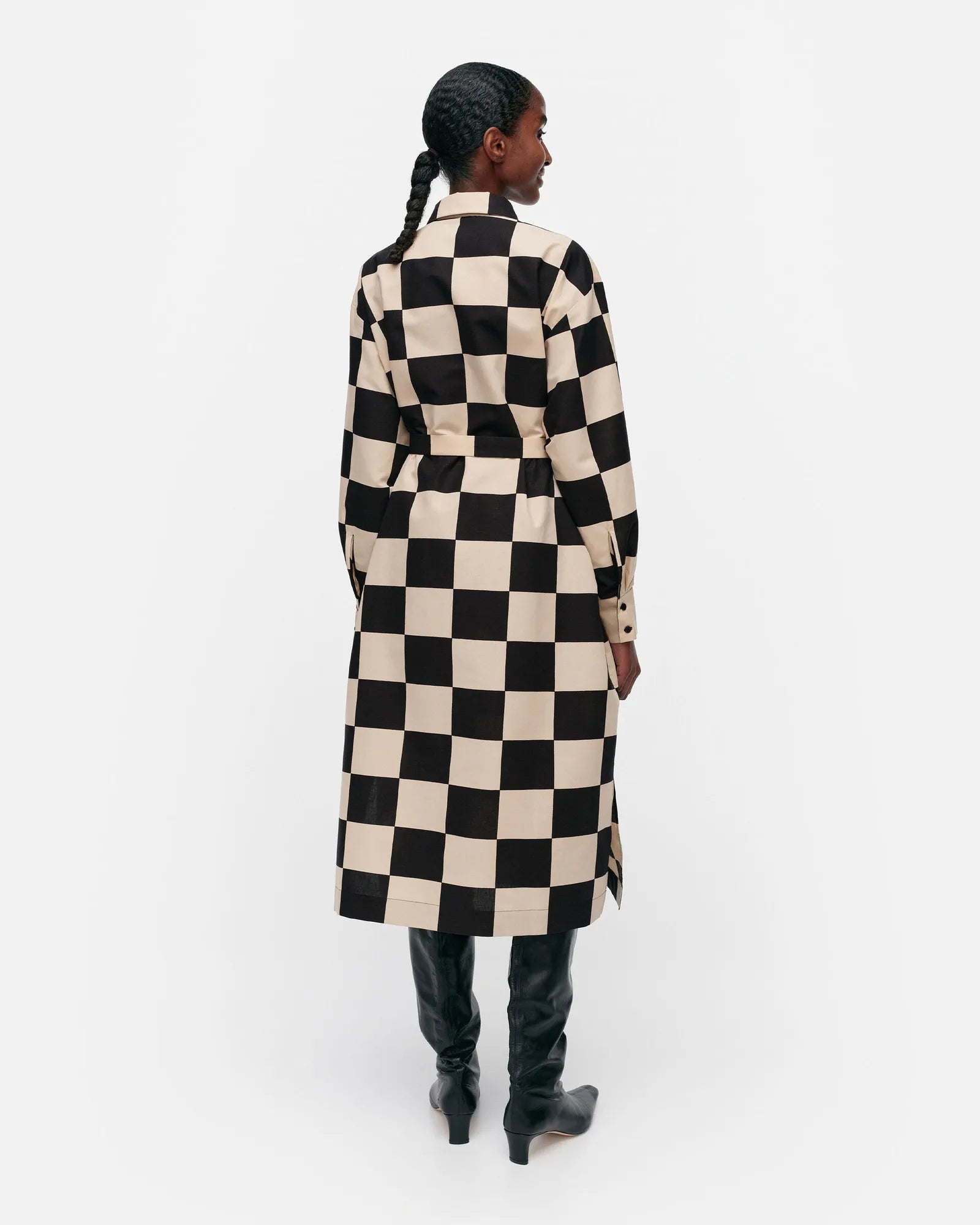 Marimekko Rasteri Kukko Ja Kana Cotton Linen Dress – Kiitos Living
