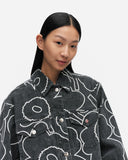 Marimekko Ystävyys Pieni Piirto Unikko 2 Denim Jacket