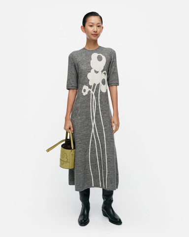 Marimekko Portti Lammet Knitted Wool Dress