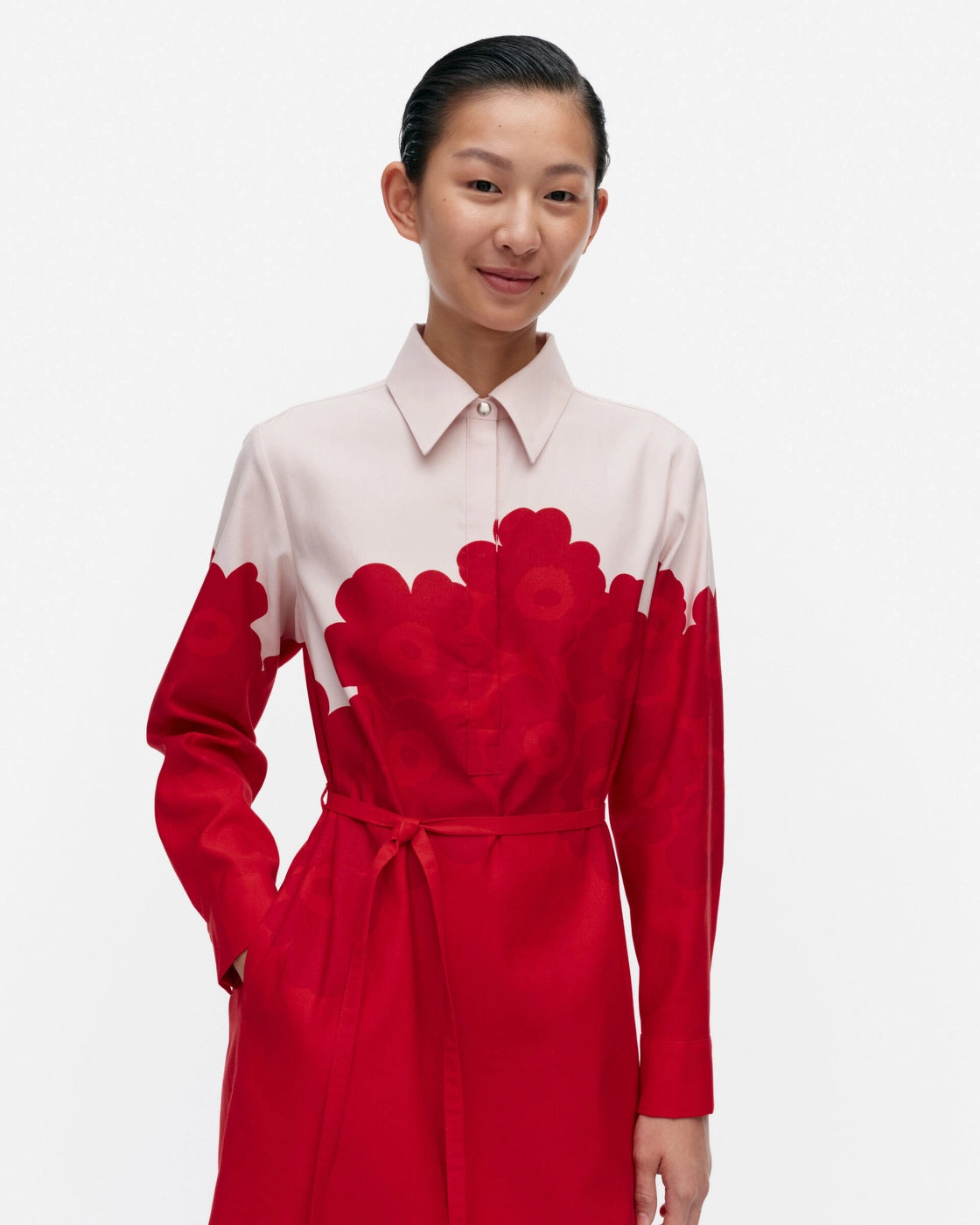 Marimekko Spesifi Unikko Cotton Linen Dress  Kiitos Living by Design