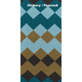 Otto & Spike Harlequin Scarf - Hickory/Peacock