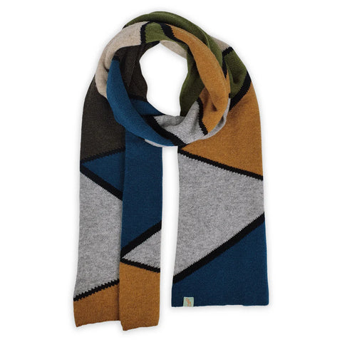 Otto & Spike Bauhaus Scarf - Diesel Blue