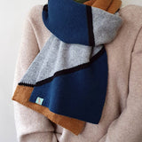 Otto & Spike Bauhaus Scarf - Diesel Blue