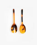 Dinosaur Designs Resin  Long Stone Servers - Tortoiseshell