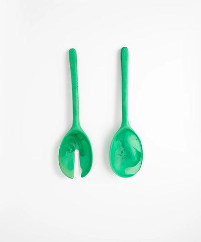 Dinosaur Designs Long Stone Servers - Leaf