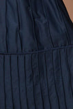 Mastani Afaf Handpipd Skirt Deep Blue