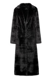 Unreal Fur Black Bird Coat