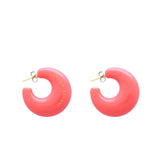 Vanessa Baroni - Moon Earring Flamingo