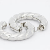 Vanessa Baroni - Rope Earrings Silver