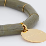 Vanessa Baroni - Flex Bracelet Light Olive Marble